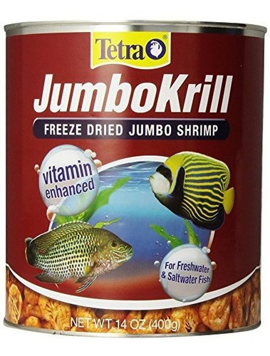 Tetra Jumbokrill Liofilizado Camarón Enorme 14 Onzas, El Tra