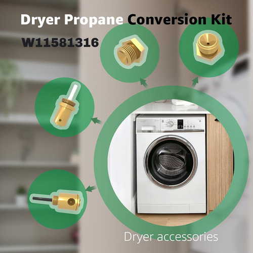 Kit De Conversión De Propano Para Secador W11581316 Para Liq