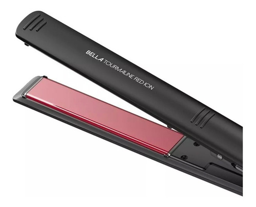 Planchita de pelo GA.MA Italy Elegance Bella Tourmaline Red Ion negra 110V/220V
