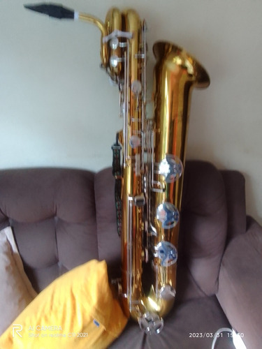 Vendo Sax Baritono Si Bemol Com Lá Grave 