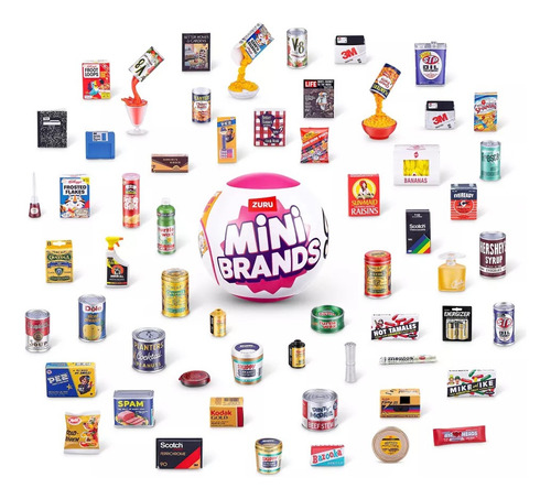 Mini Brands Retro Capsula 5 Mini Coleccionables Series 1