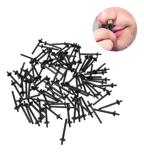 100 Unidades De Nariz Cera Sticks Aplicador Profissional Pp