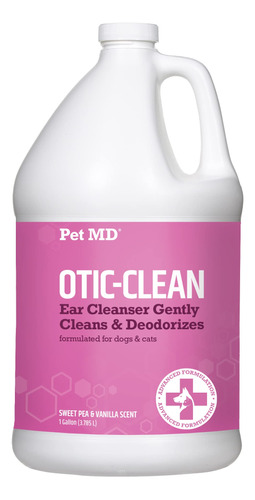 Pet Md Otic-clean - Limpiador De Oidos Para Perros, Solucion