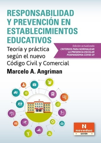 Libro Responsabilidad Y Prevencion En Establecimientos Educa