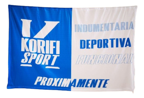 Bandera Publicitaria Promicional Personalizada 1mt X 1,50mt