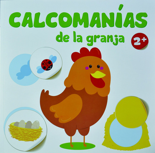 Calcomanias De La Granja 2+ Pollito, de Yoyo Books. Serie Calcomanías De La Granja 3+ Vaca Editorial Jo Dupre Bvba (Yoyo Books), tapa blanda en español, 2021