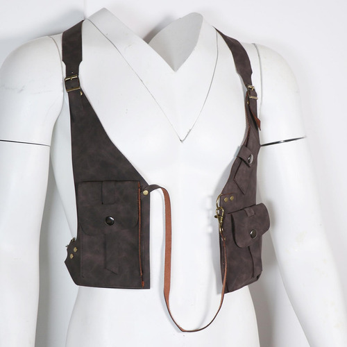 Bolso Tipo Cartera Con Arnés De Hombro Steampunk Para Café