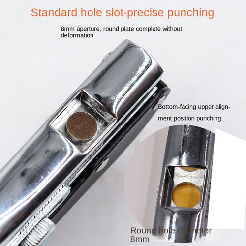Para 2pcs Perforadora Redonda Tapas For Tornillos,
