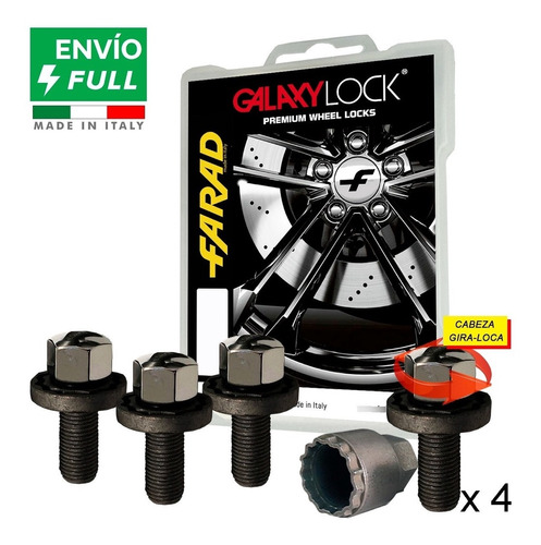 Tornillos De Seguridad Galaxilock Vw Polo 2 Llaves