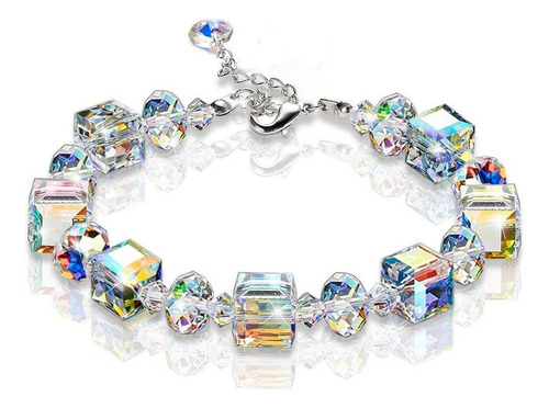 Pulsera Mujer Con Cristales Austriacos Pulsera,multicapa