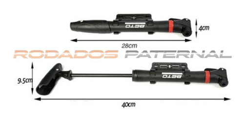 Imagen 2 de 8 de Inflador De Bicicleta Pico Bici Auto Presta Beto Cmp004