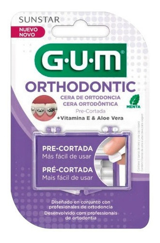 Gum 724 Orthodontic Wax Menta X 5 Barras Cera De Ortodoncia