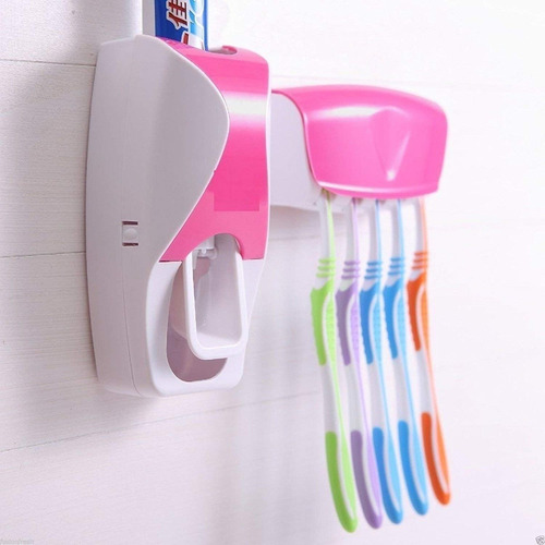 Dispensador De Crema Dental Y Organizador Cepillos Dientes