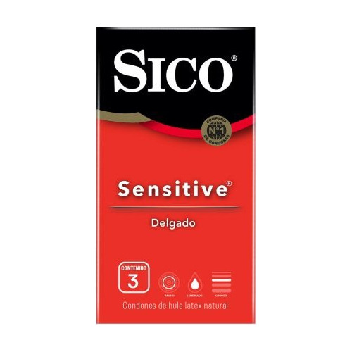 Sico Condones Sensitive Delgados 3 Unidades