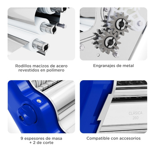 Imagen 4 de 9 de Pastalinda Máquina Clásica 260 Azul