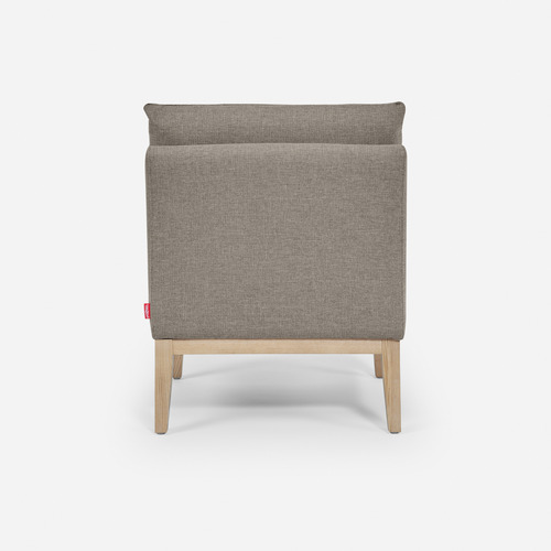 Poltrona Rosen Lucerna Tela Taupe Color Beige