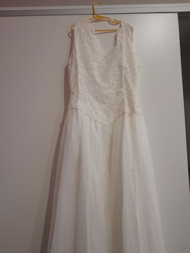 Vestido Novia Con Perlas