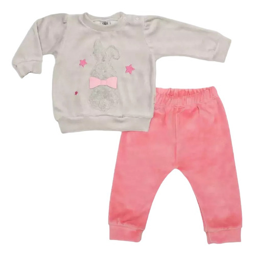 Conjunto Plush Beba Buzo Pantalon Bebe Nena Talles Grandes