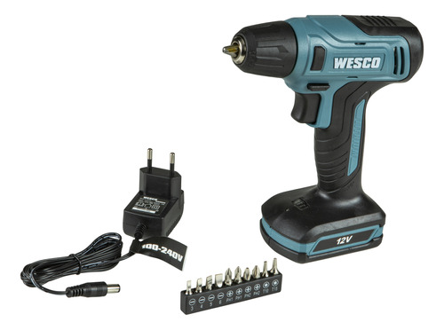 Parafusadeira/furadeira 12v C/ Acess. Bivolt - Wesco Ws2555k