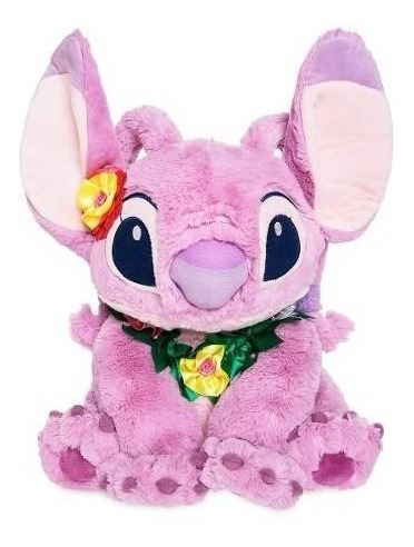 Angel Y Stitch Peluche 38cm Hawaiano Disney Store