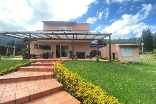 Renta Espectacular Casa Campestre Amoblada 356m2 En Un Solo Nivel Más Altillo