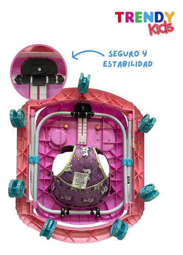 Trendy Kids Andadera Poly Unicornio
