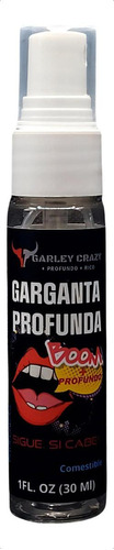 Garley Crazy Garganta Profunda Desensibilizador Oral 1fl.oz/30ml  Oral Profundo Sin Molestias