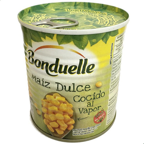 Imagen 2 de 7 de Choclo Dulce Amarillo Bonduelle Maiz Libre Gluten Sin Tacc