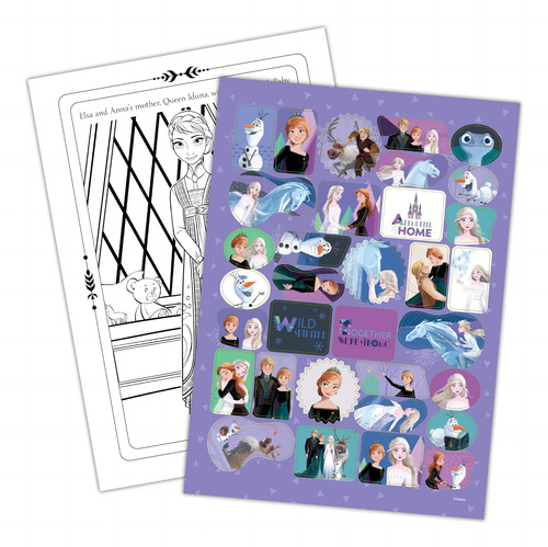 Disney Frozen 2 Elsa Actividad Lata Con Libros Para Colorear