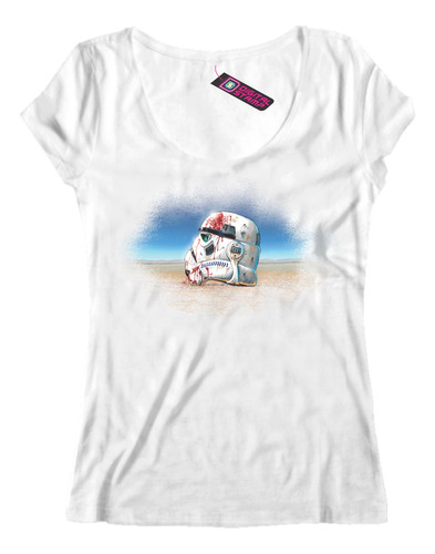 Remera Mujer Stormtrooper Star Wars Guerra Galaxias P51 Dtg