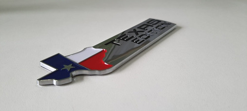 Imagem 3 de 7 de Emblema Texas Edition Cromado Mapa 3d Chevrolet Ford Dodge