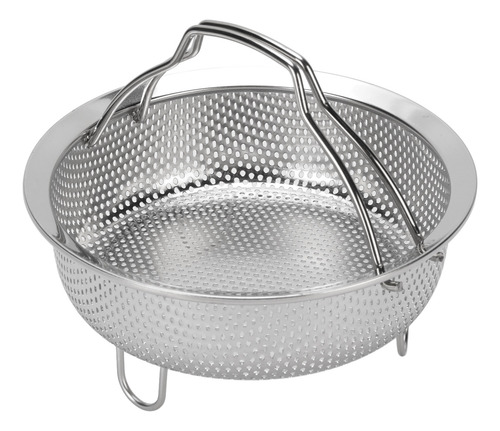 Cesta De Vapor Con Mango Plegable De Acero Inoxidable 304