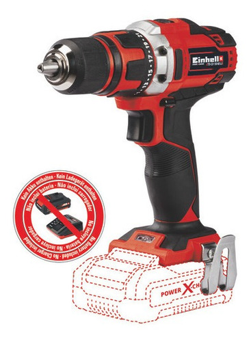 Taladro Atornillador Te-cd 18/40 Li-solo Einhell Rojo 50hz