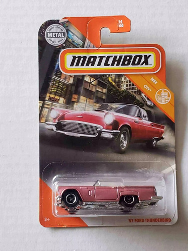 Matchbox #  14/100 - '57 Ford Thunderbird - 1/64 - Gkk44