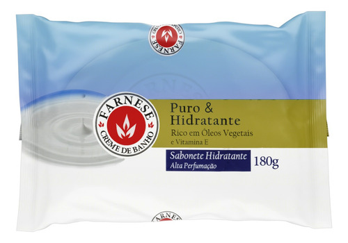 Sabão em barra Farnese Hidratante Puro & Hidratante de 180 g