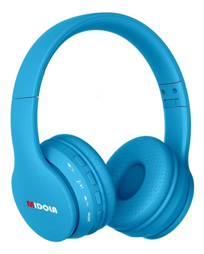 Auriculares Midola Bluetooth Para Ninos Azul 85db / 96db