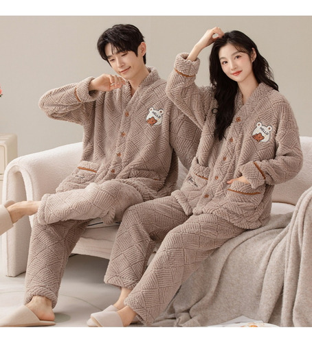 Conjunto De Pijama Térmico Para Mujer