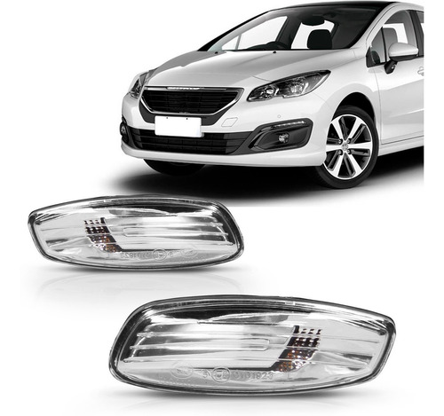 Par Pisca Retrovisor Peugeot 308 2012 2013 2014 15 16 17 18