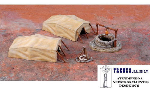 Desert Well & Tents Diorama Accessor By Italeri # 6148 1/72