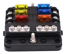 Comprar 6-way Caixa De Fusível Lâmina Fusível Titular 5a 10a 15a