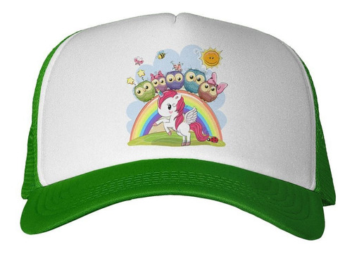 Gorra Unicornios Aroiris Sol Buhos Naturaleza