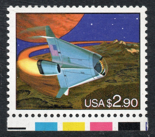 Estados Unidos Sello Mint Conquista Del Espacio Año 1993  