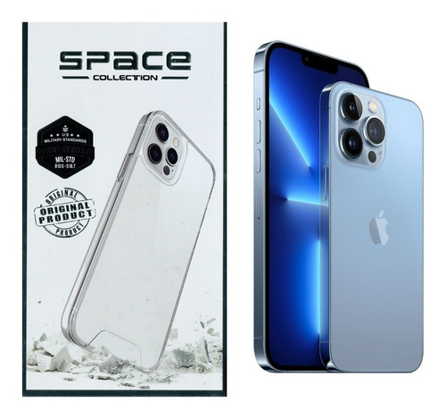 Capa Capinha Clear Case Space Compatível iPhone 11 12 13 14