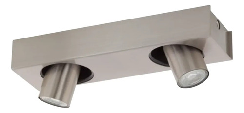 Foco Sobre Puesto Eglo Robledo 2 Foco Led, Lampara De Techo