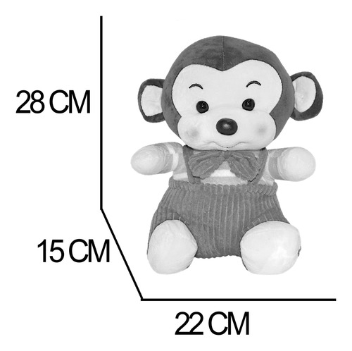 ¡peluches Changuitos Con Trajecitos Que Roban Miradas! Rojo