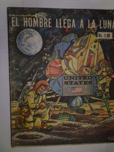 Revista - El Hombre Llega A La Luna - 1969 En Fisico