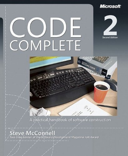 Book : Code Complete: A Practical Handbook Of Software Co...