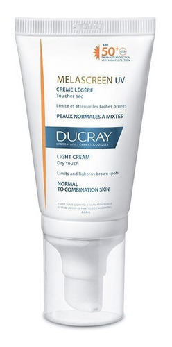 Crema Ligera Toque Seco Spf50+melascreen Uv Protección Solar