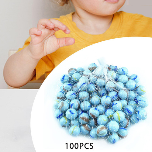 100 Piezas Juegos De Canicas De Vidrio Favores De Azul