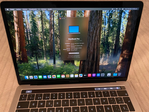 Macbook Pro 13 2019 Core I7 16gb 512sdd Touch Bar Sequoia 15 (Reacondicionado)